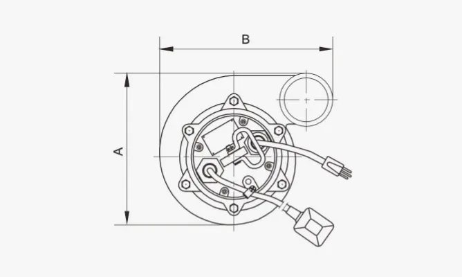 Dimensions of 80WQ Non-clog Submersible Sewage Pumps
