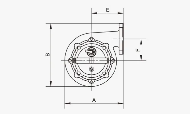 Dimensions of ASC Submersible Grinder Pumps