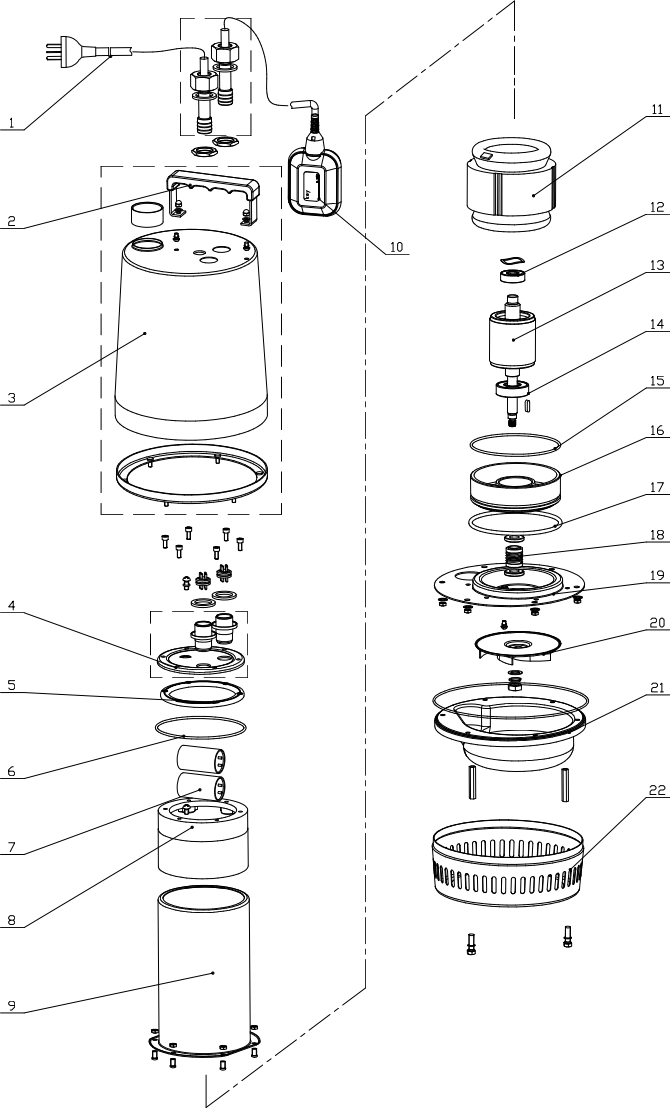 qdx-bs-submersible-stainless-steel-pump-for-clean-water-exploded-view.png