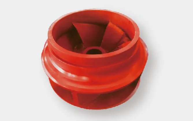 Non-clog sewage submersible pump mixed flow impeller
