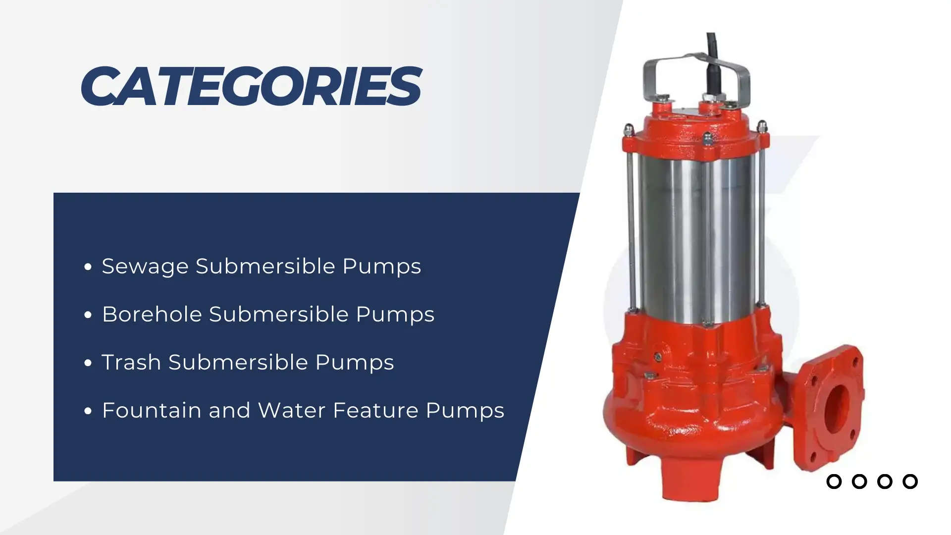 Types of Submersible Pumps