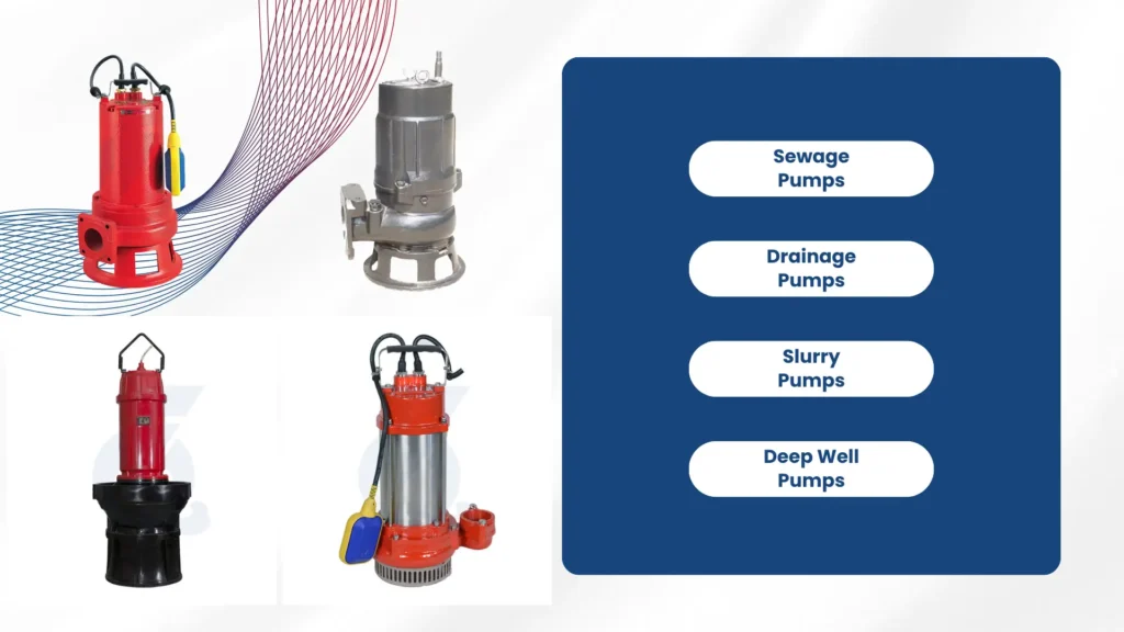 Different Types of Industrial Submersible Pumps