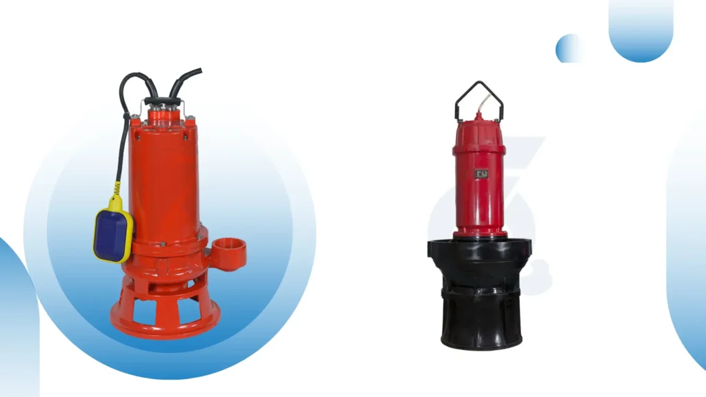 Sewage treatment and disposal for submersible pumps